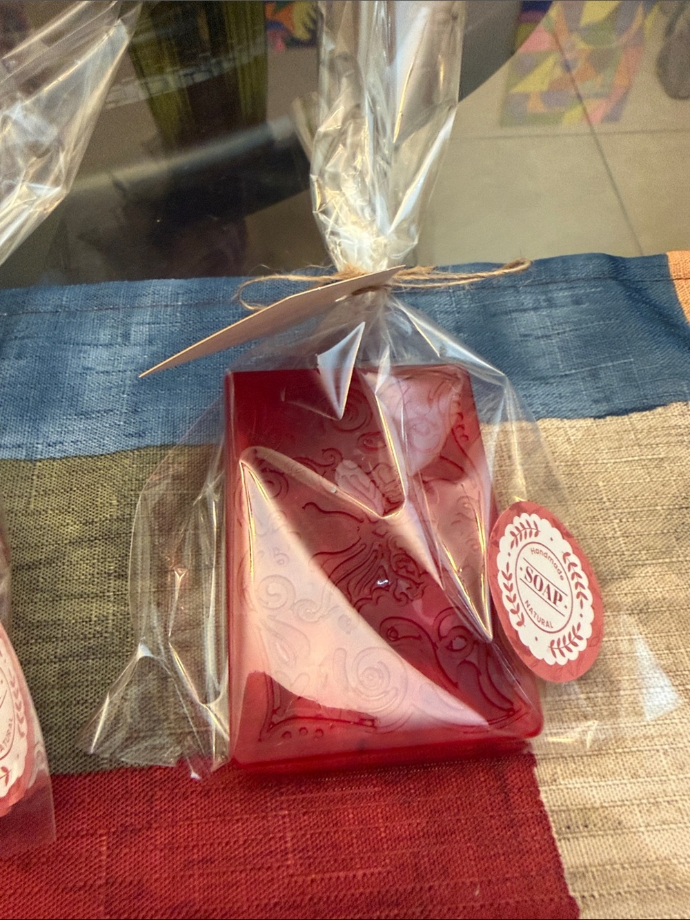 New soap watermelon vanilla sunset red dired flower made with GLYCERIN BASE NWT - Picture 13 of 17